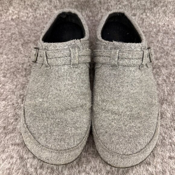 ✅Womens 10 Merrell Gray Wool-Blend Clogs Buckle Casual Comfort Fashion Shoe✅PET - Picture 6 of 13